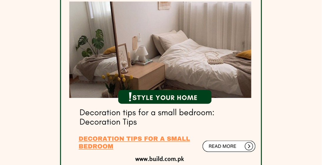Decoration tips for a small bedroom: Decoration Tips