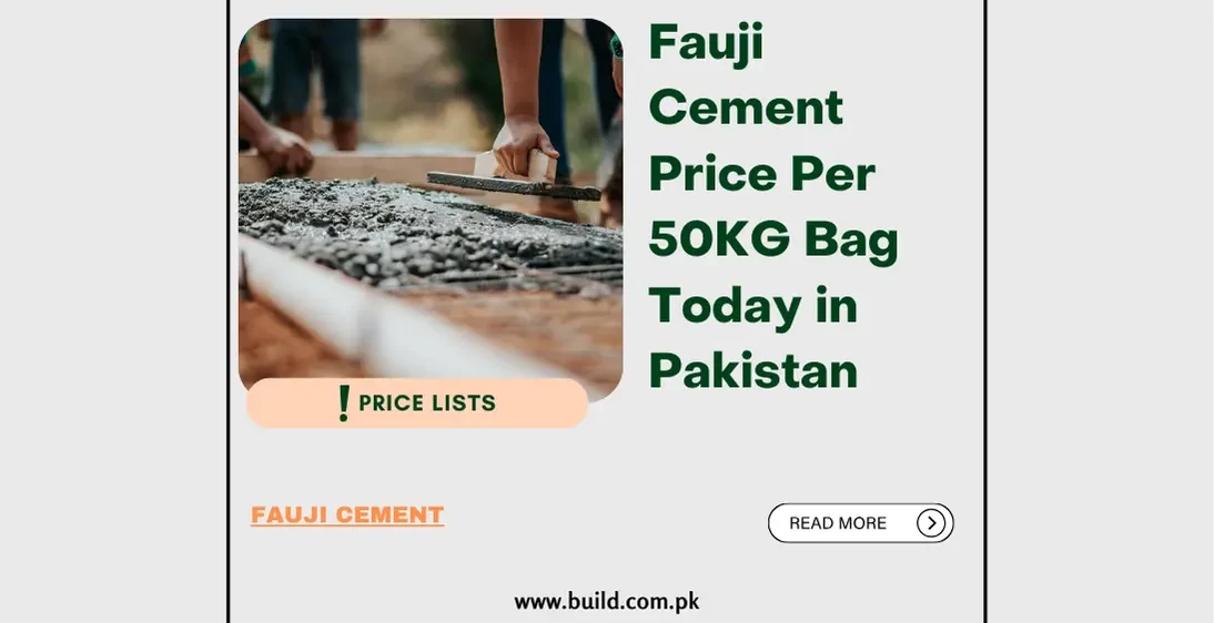 Fauji Cement Price Per 50KG Bag Today in Pakistan