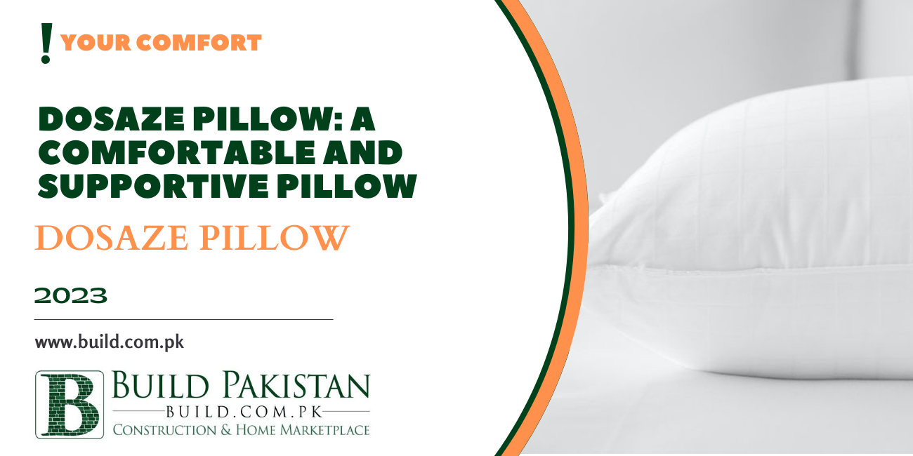 Dosaze Pillow: A Comfortable and Supportive Pillow for a Good Night's Sleep