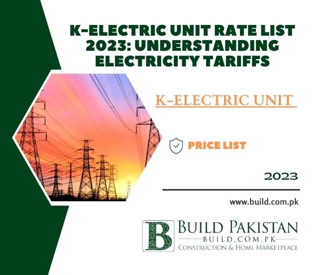 KElectric Unit Rate List 2023 Understanding Electricity Tariffs