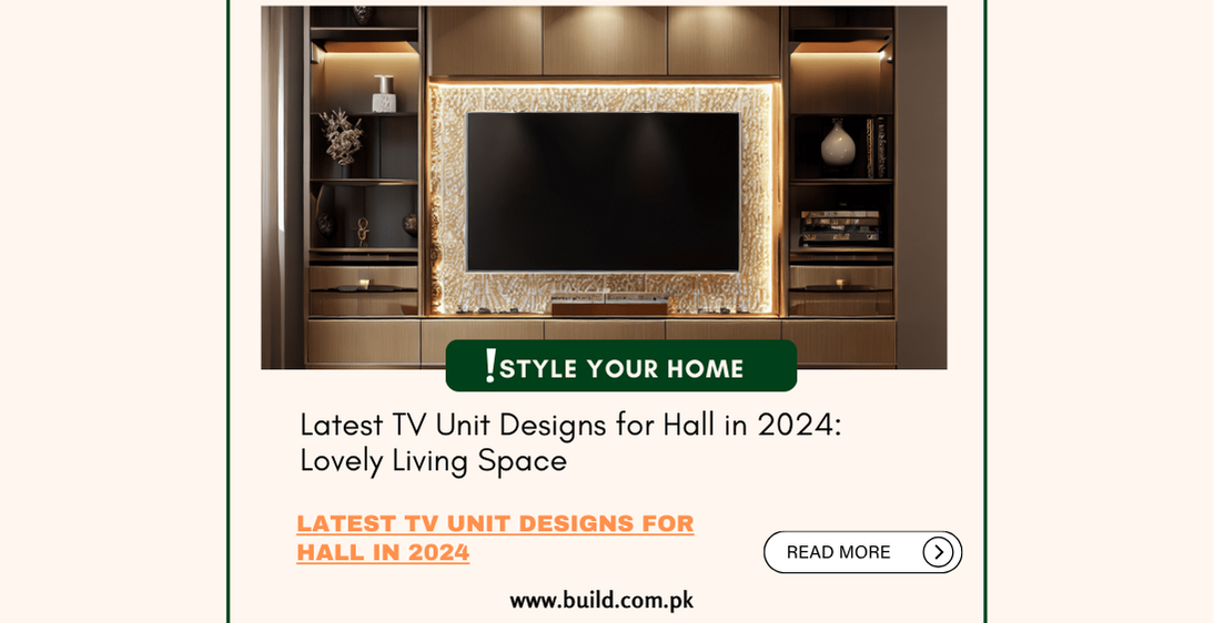 Latest TV Unit Designs for Hall in 2024: Lovely Living Space
