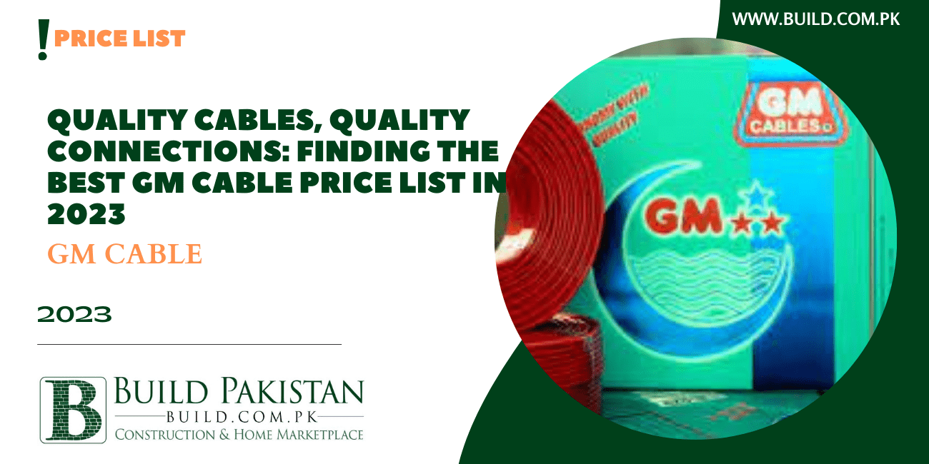 GM Cable Price List in 2023: Quality Cables, Quality Connections