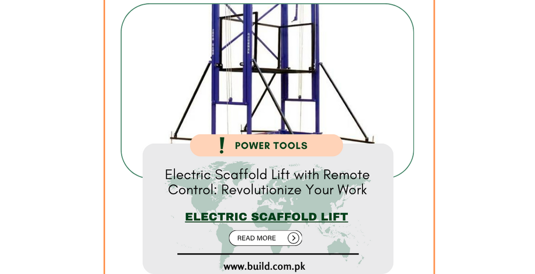 Electric Scaffold Lift with Remote Control: Revolutionize Your Work