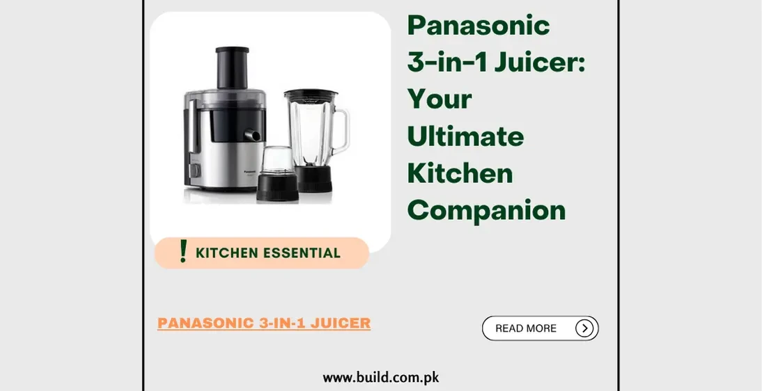 Panasonic 3-in-1 Juicer: Your Ultimate Kitchen Companion