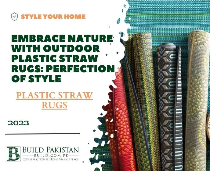 Embrace Nature with Outdoor Plastic Straw Rugs: Perfection of Style