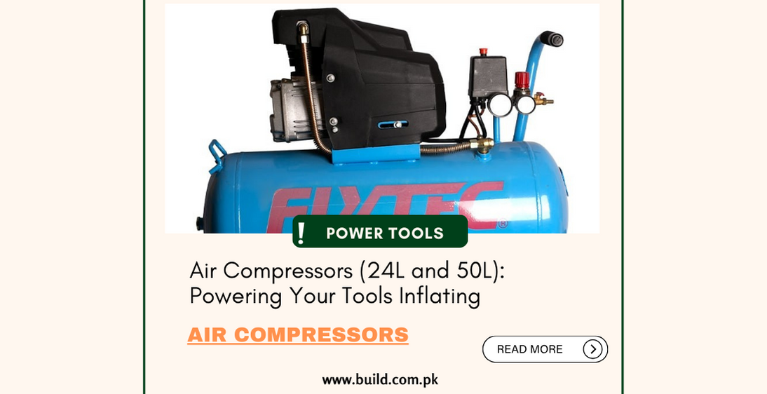 Air Compressors (24L and 50L): Powering Your Tools Inflating