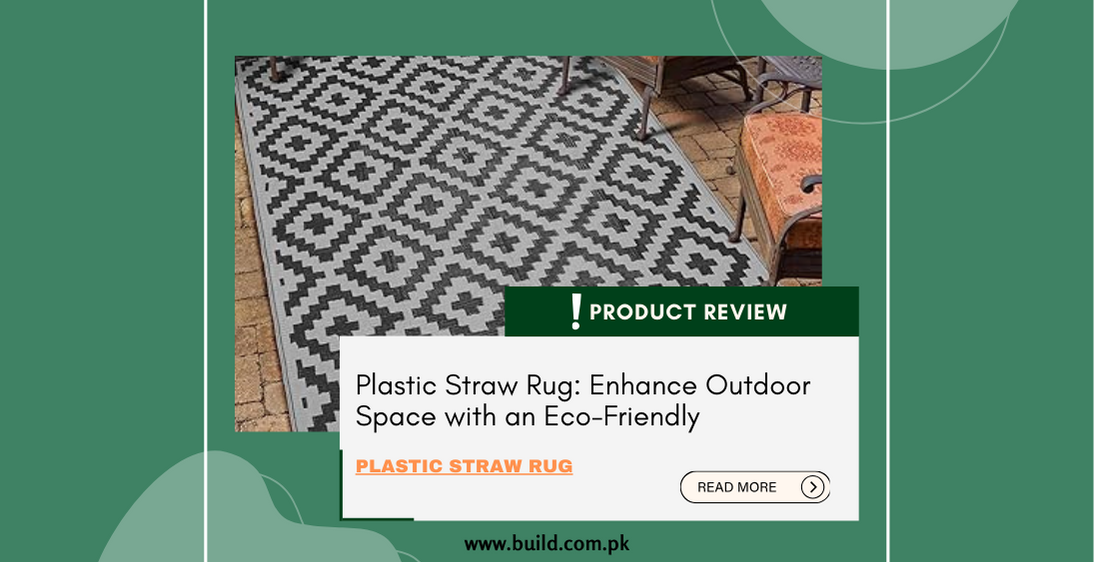 Plastic Straw Rug: Enhance Outdoor Space with an Eco-Friendly